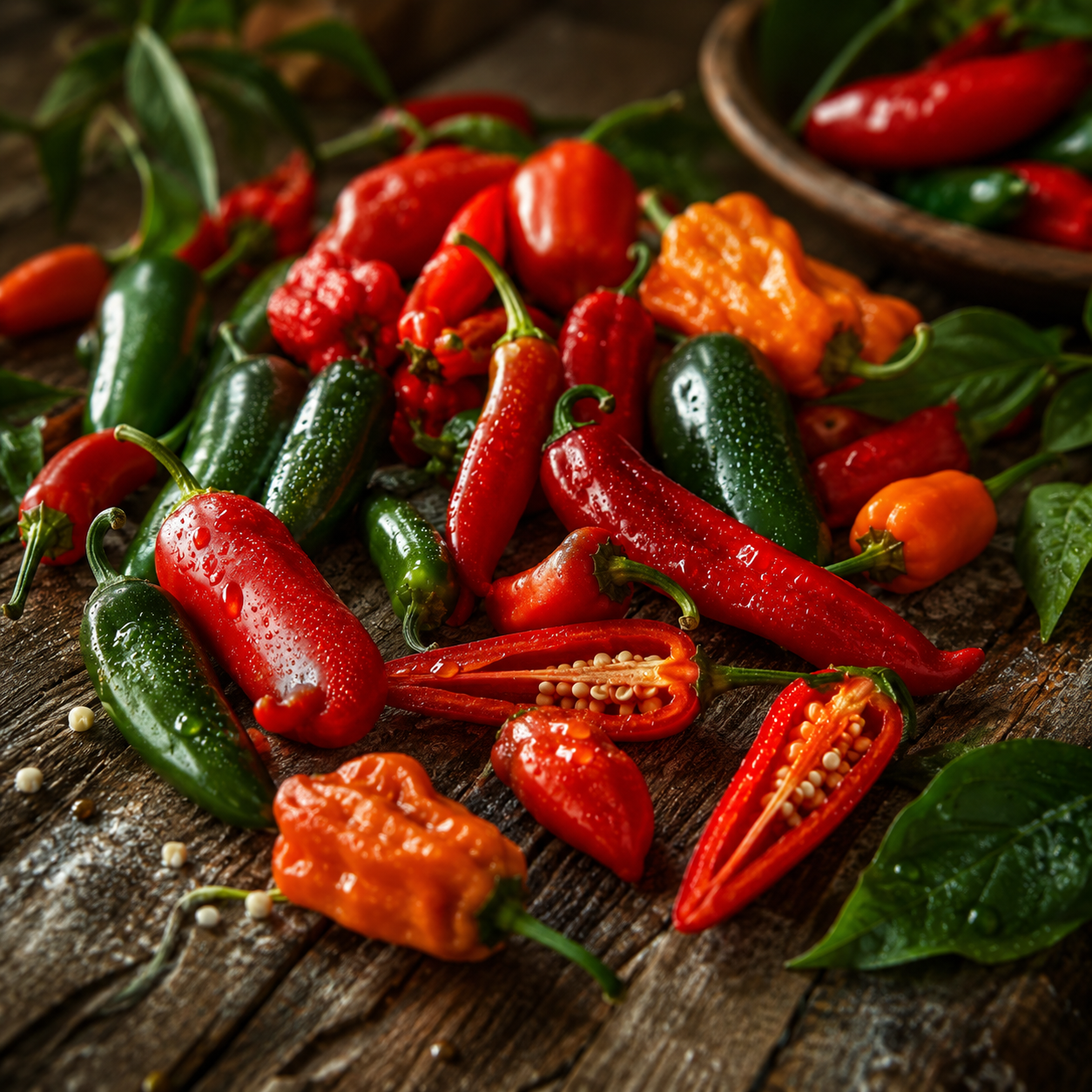 Le differenze tra peperone dolce e peperoncino piccante